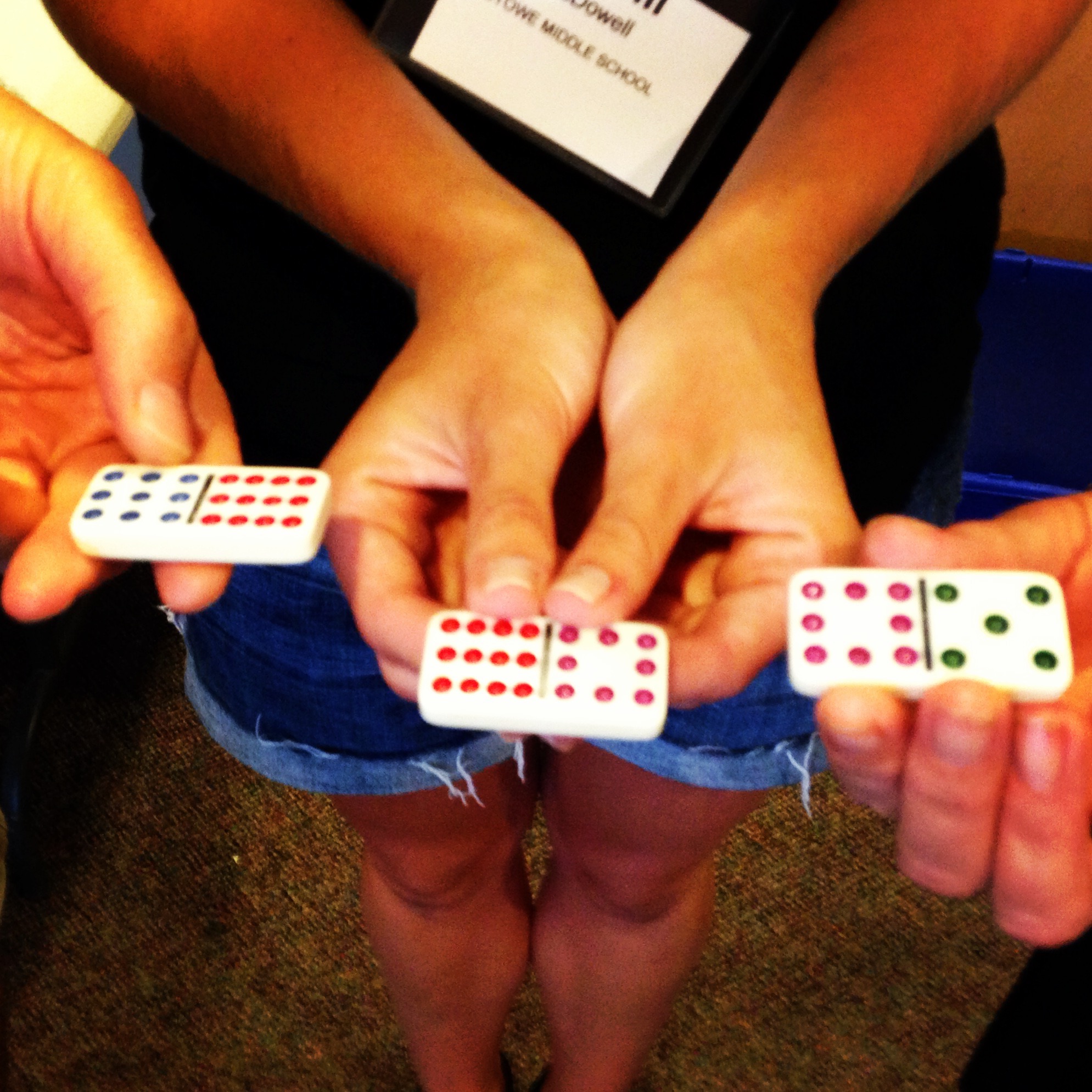 Domino Line Up Formative Assessment
