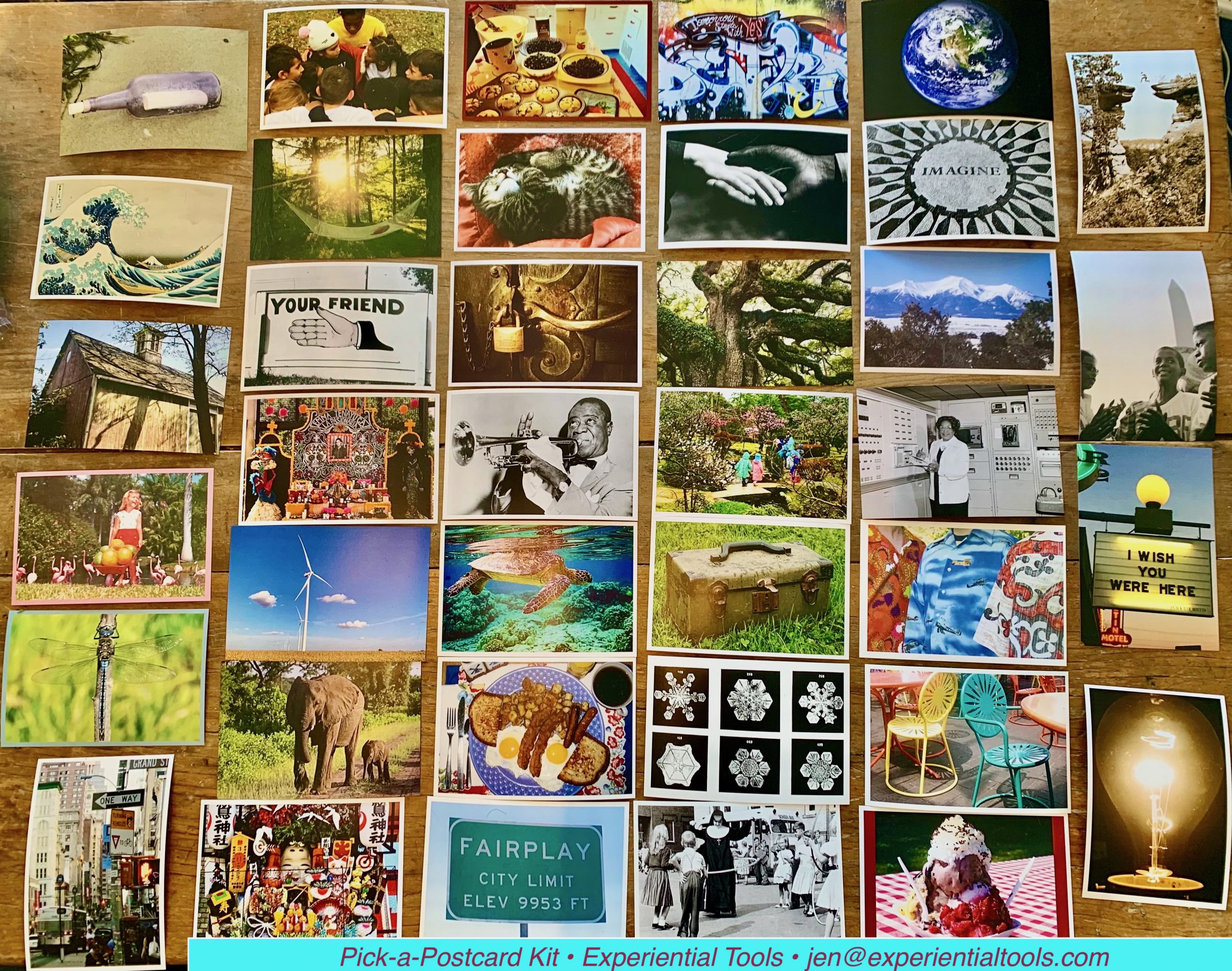 Postcards for Teaching and Facilitation from Experiential Tools