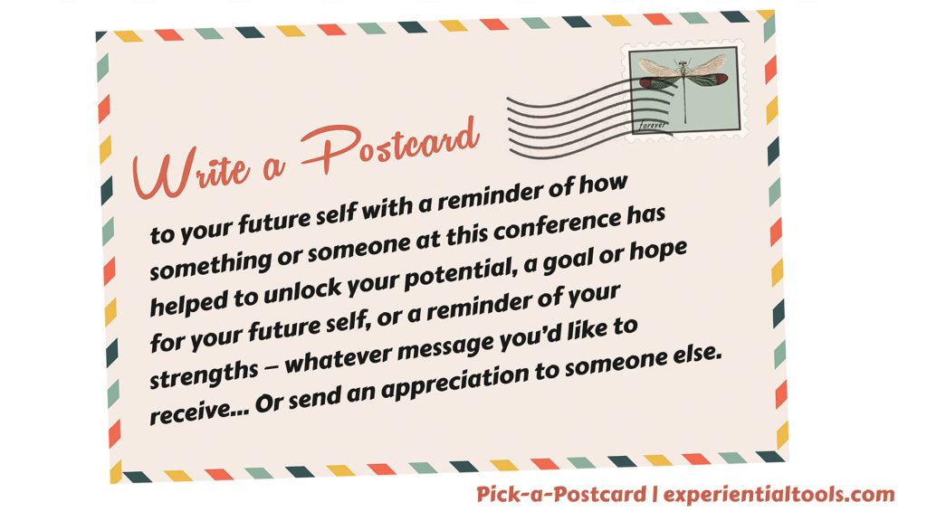 Jen Stanchfield's Pick-a-Postcard Future Self Activity